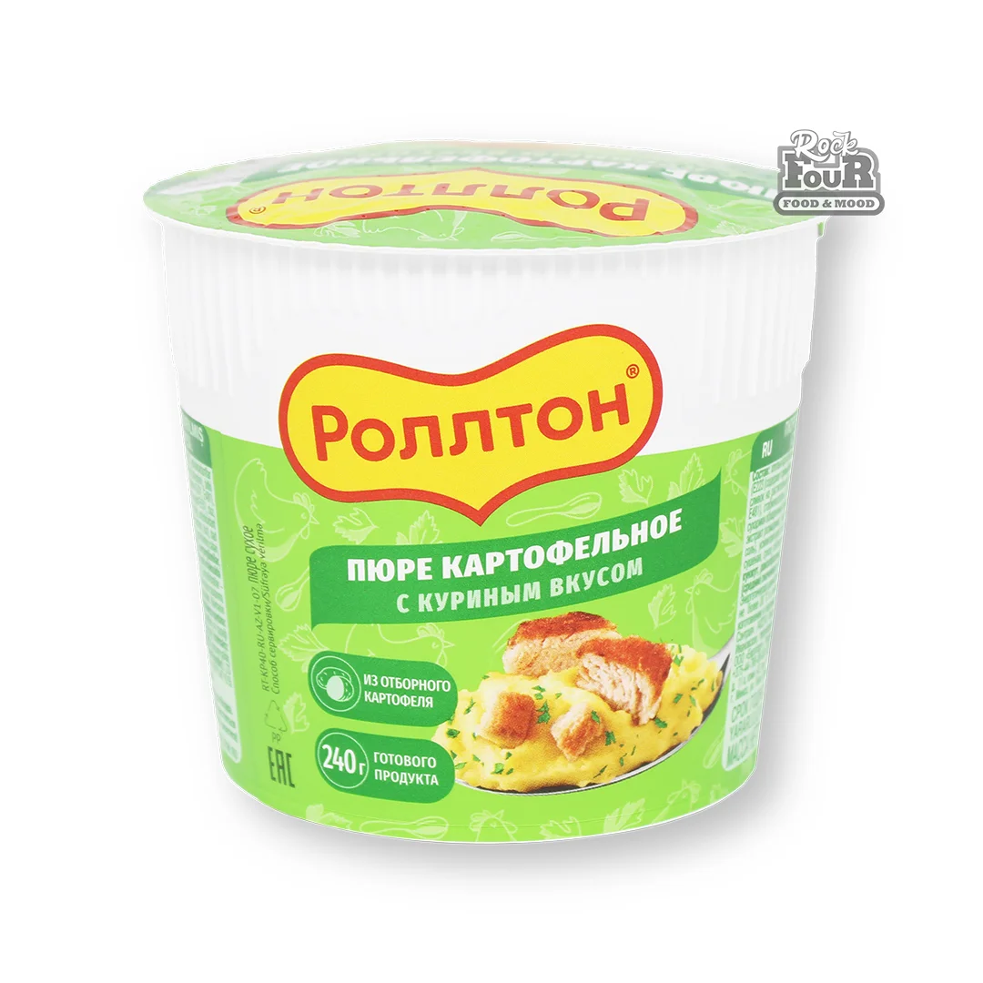 Puree potatoes "Rollton" with chicken flavor 40g